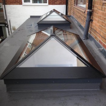 slimline glass rooflight